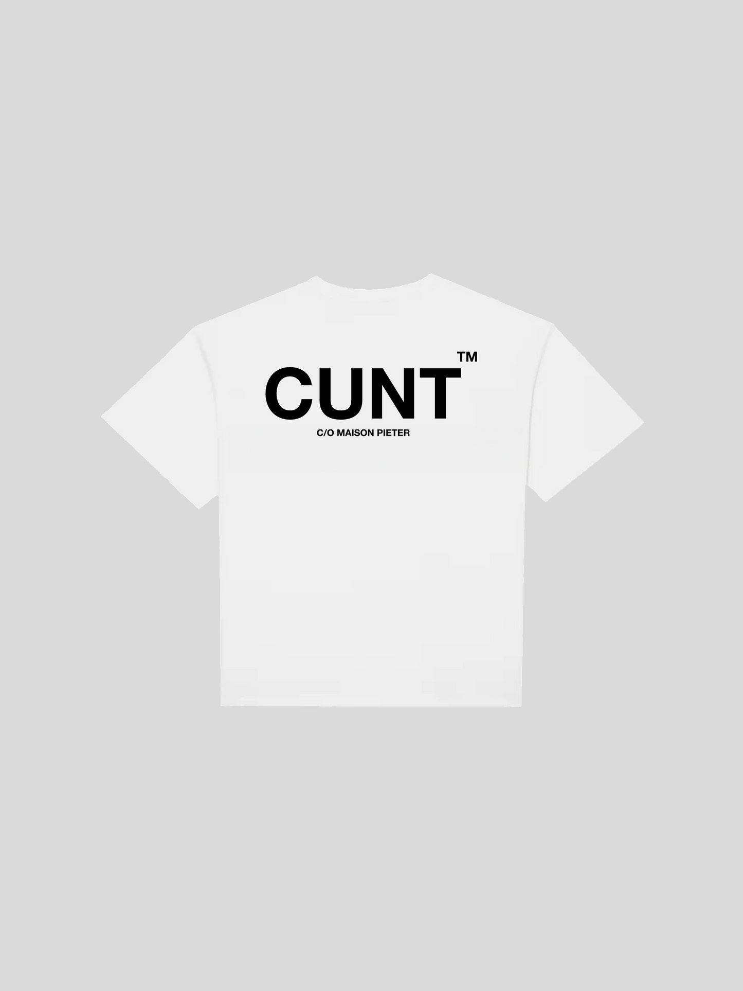 CUNT TEE WHITE