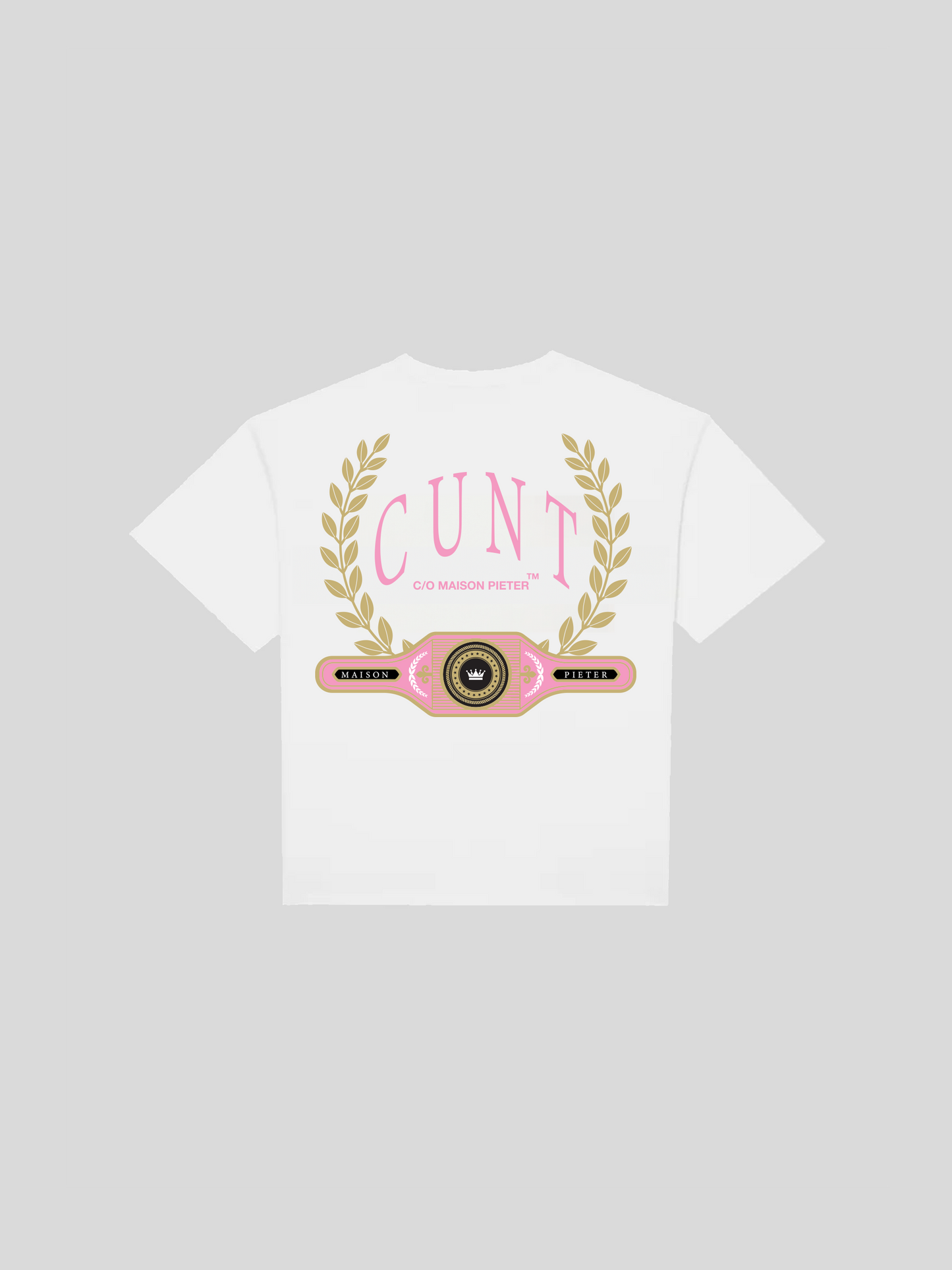 CUNT LAUREL TEE WHITE