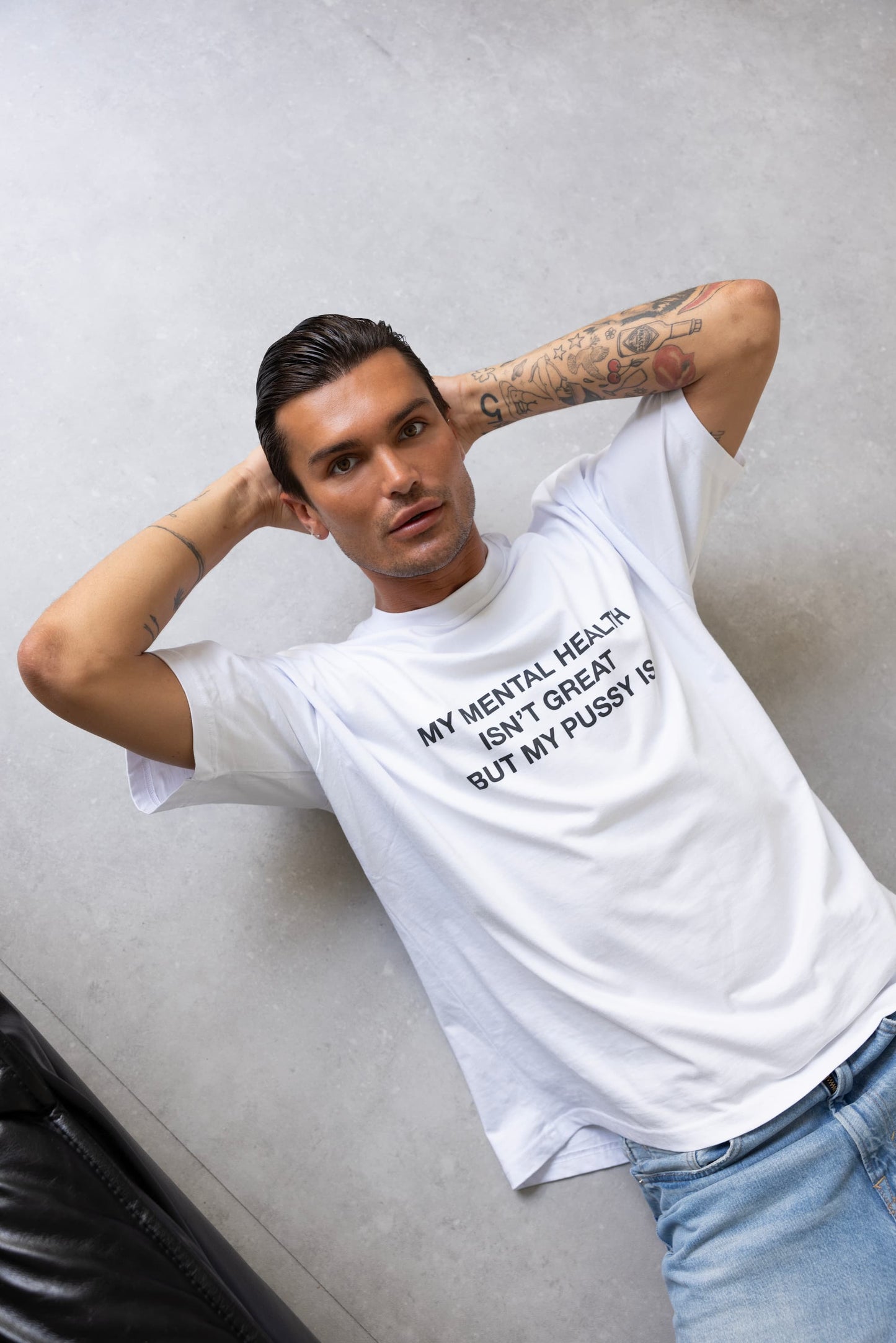 MENTAL HEALTH TEE WHITE