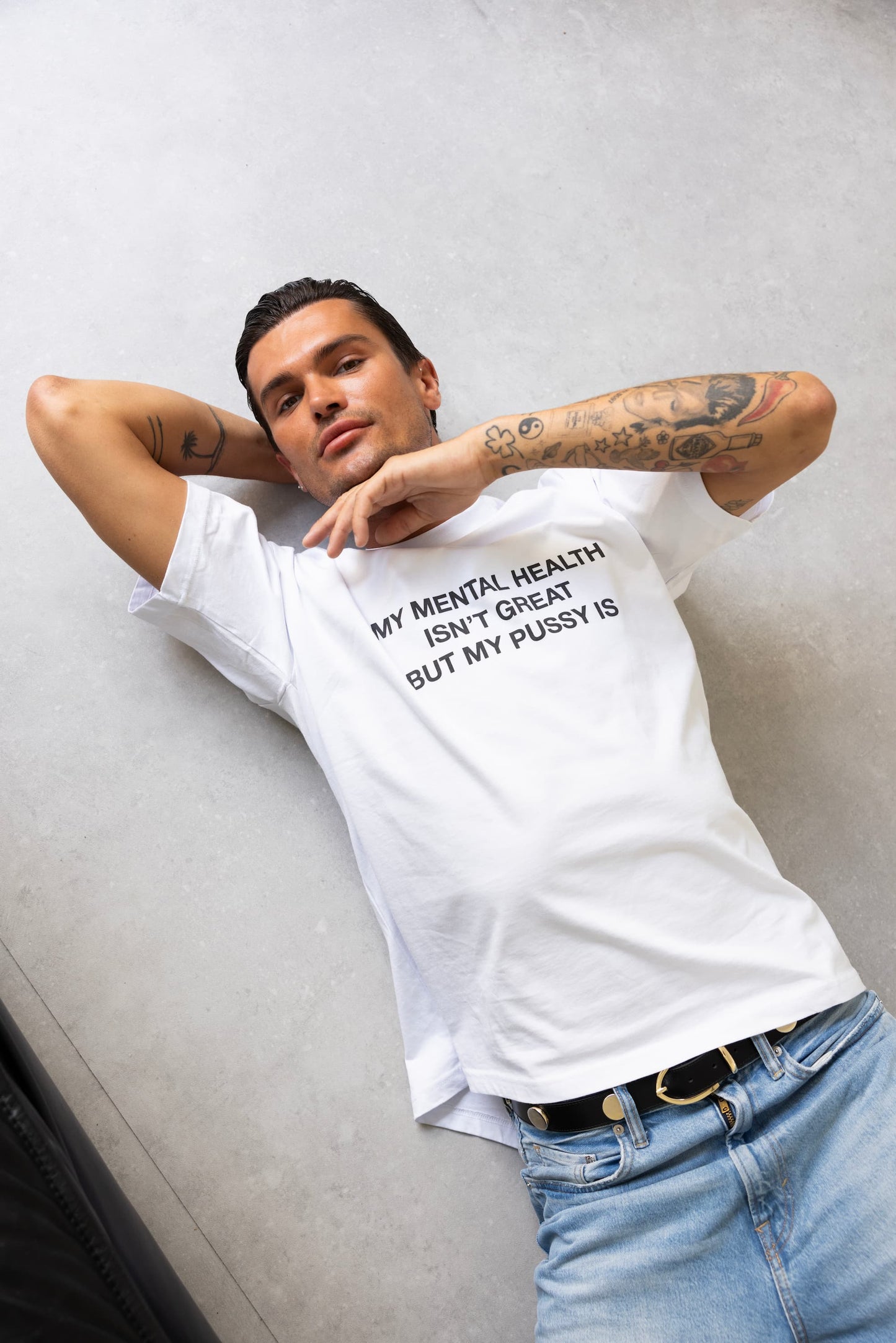 MENTAL HEALTH TEE WHITE