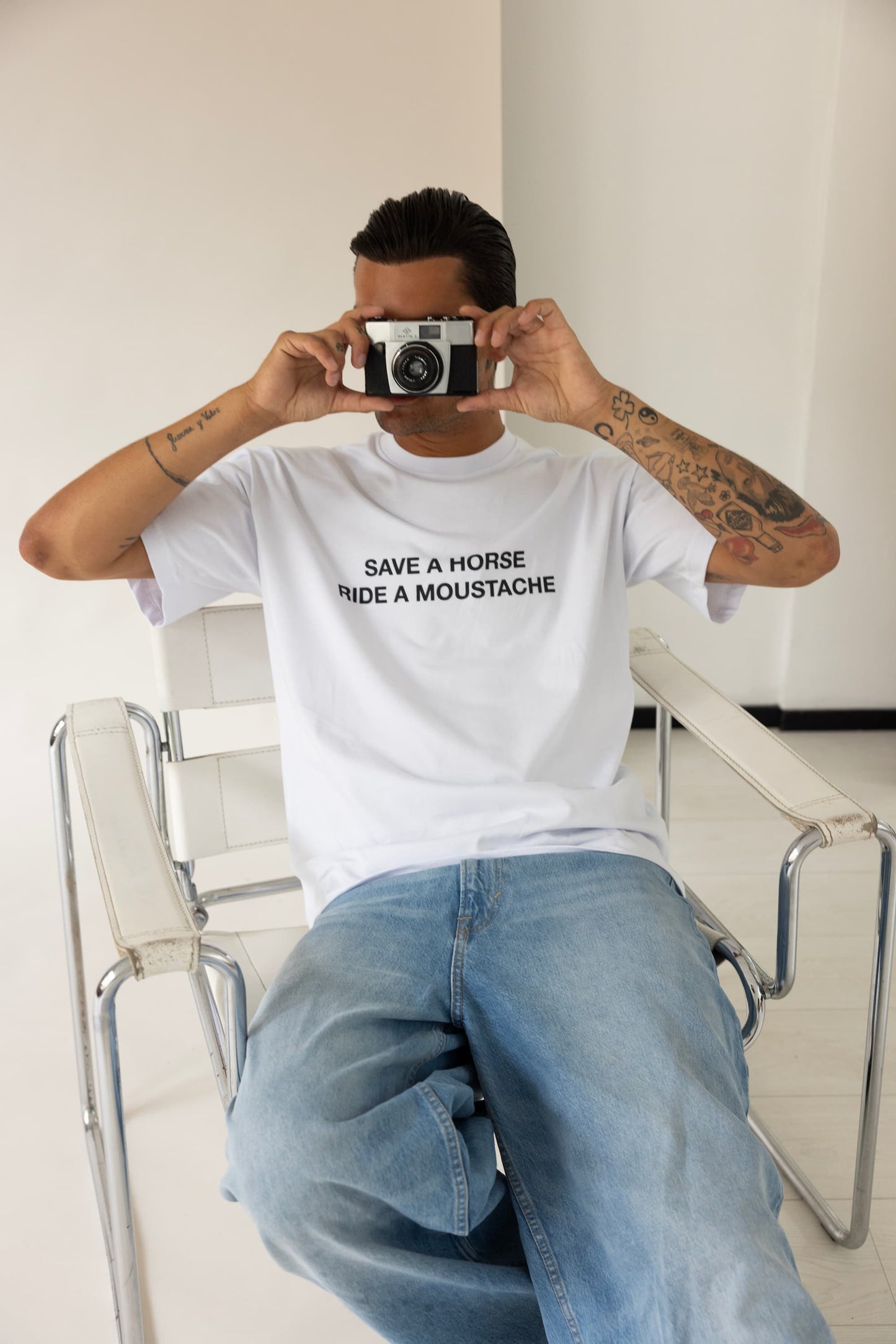 LIFE SUCKS TEE WHITE
