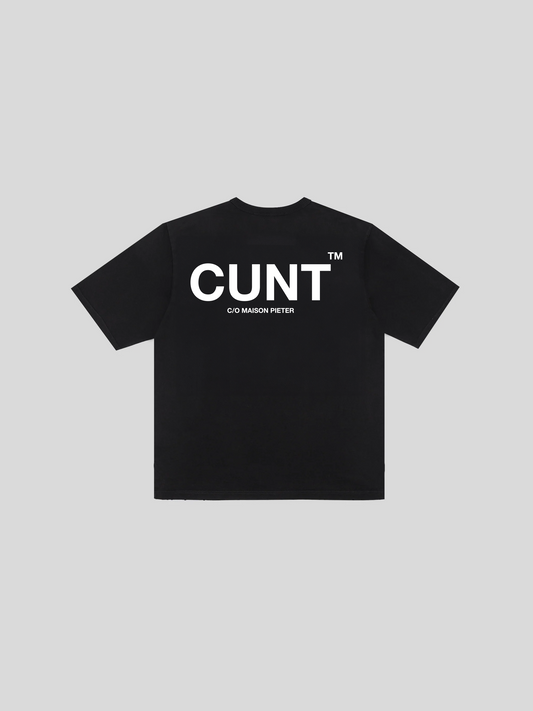 CUNT TEE BLACK