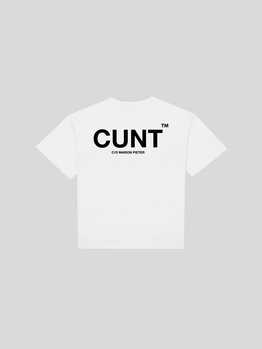 CUNT TEE WHITE