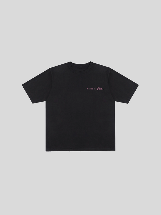 PINK PUSSY TEE BLACK