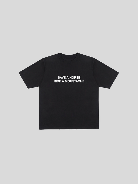 SAVE A HORSE TEE BLACK