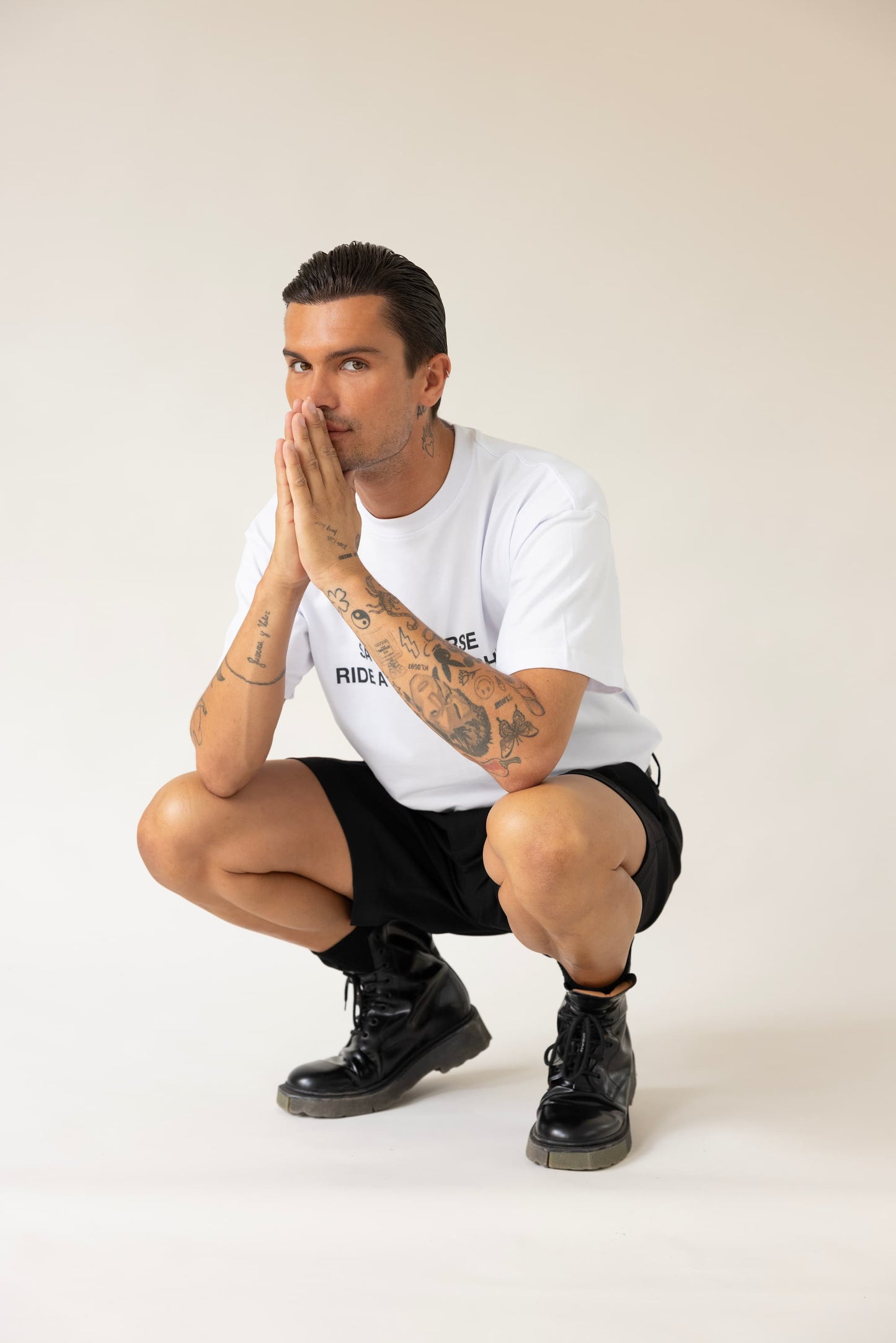 SAVE A HORSE TEE WHITE