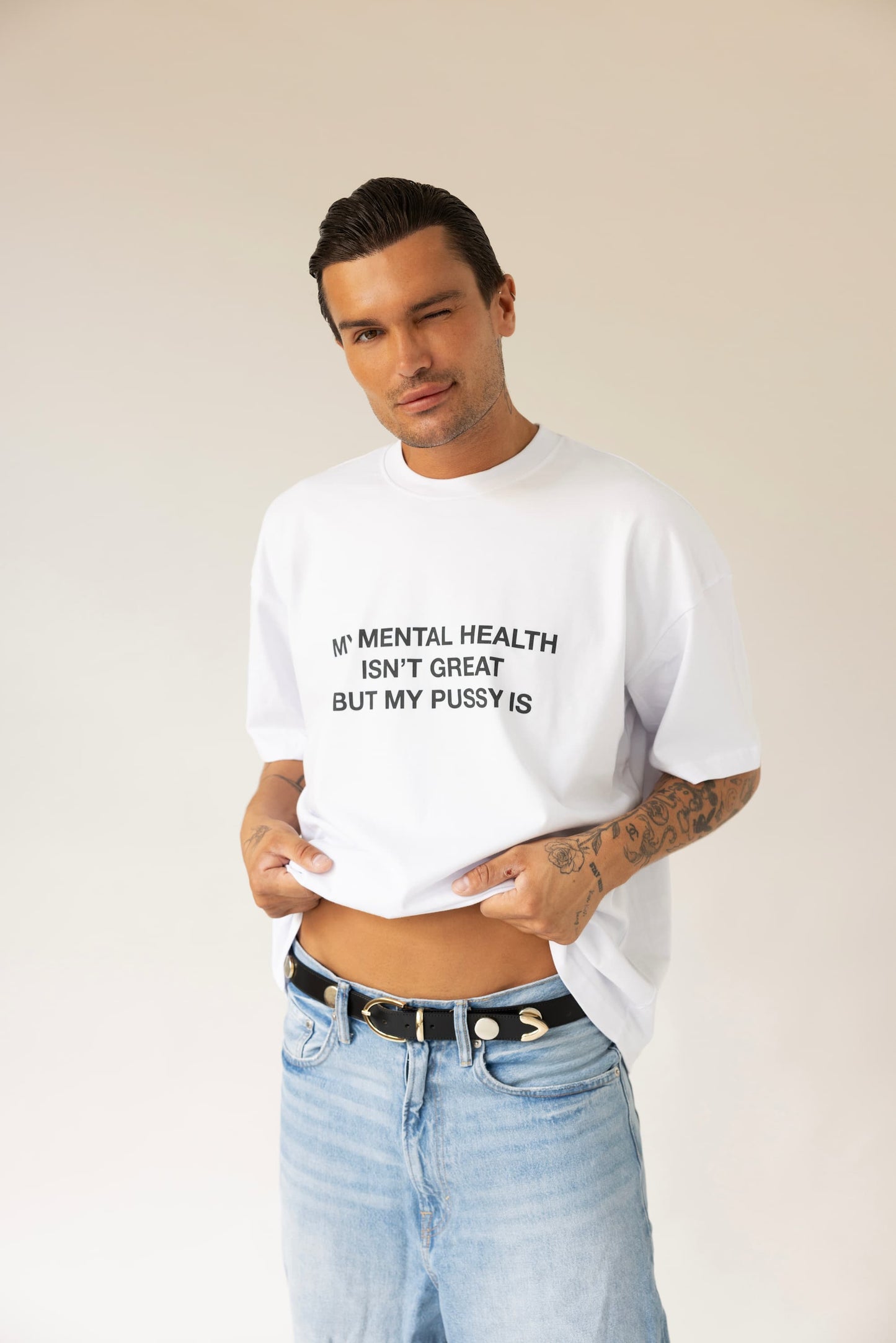 MENTAL HEALTH TEE WHITE