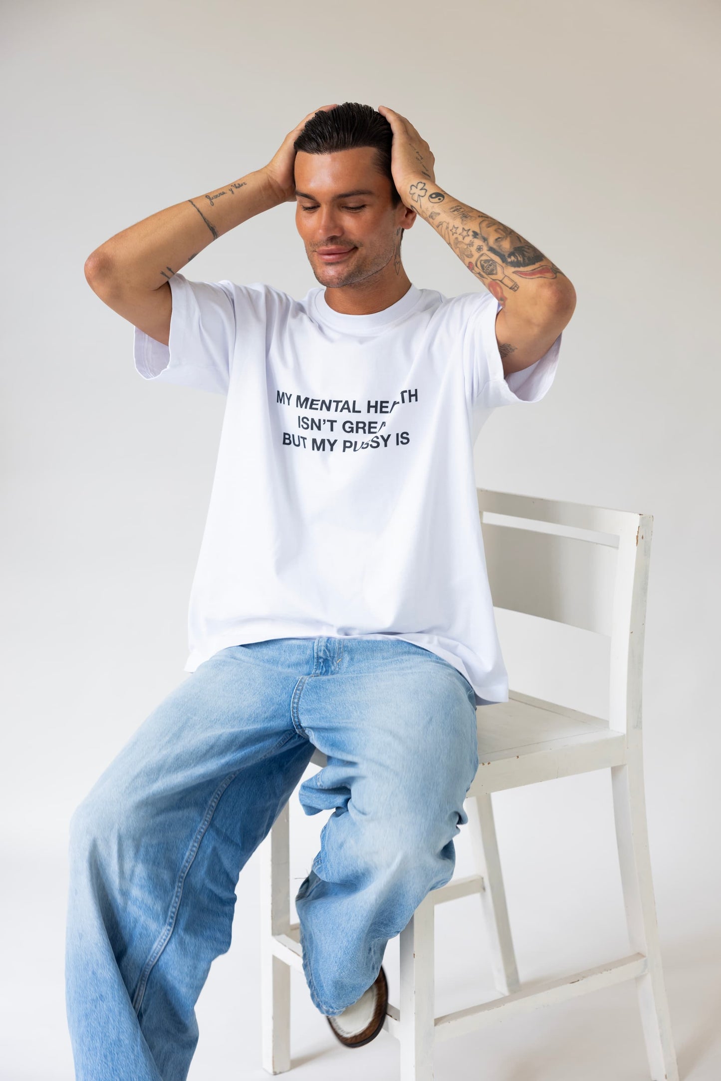 MENTAL HEALTH TEE WHITE