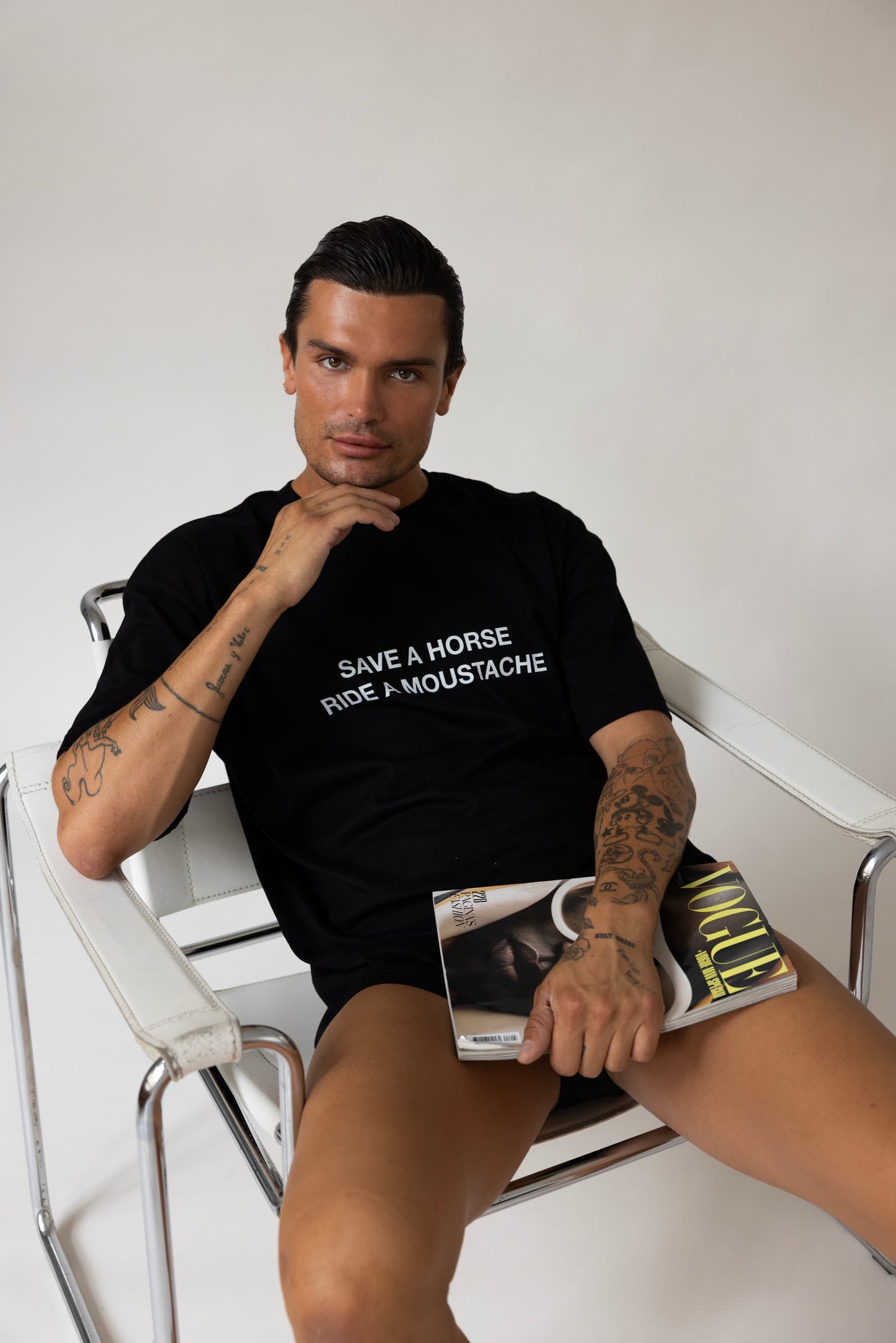 SAVE A HORSE TEE BLACK