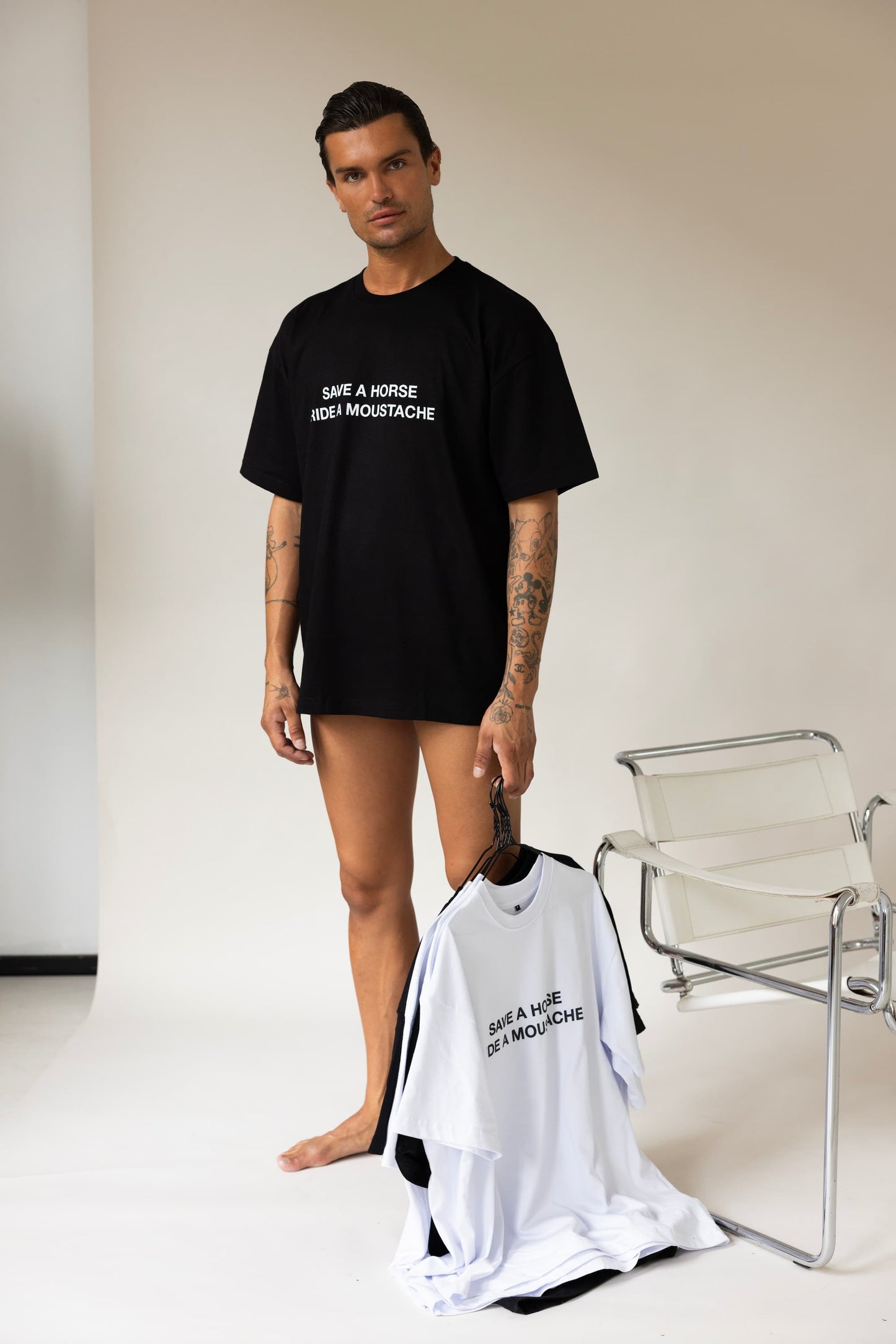 SAVE A HORSE TEE BLACK